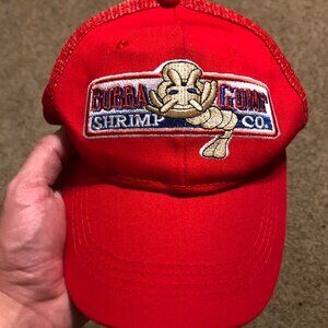 Forrest Gump Bubba Shrimp Co. Red Hat Baseball Cap Adjustable Strap